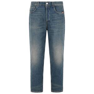 Amish 'Jeremiah' Blue Cotton Jeans Men